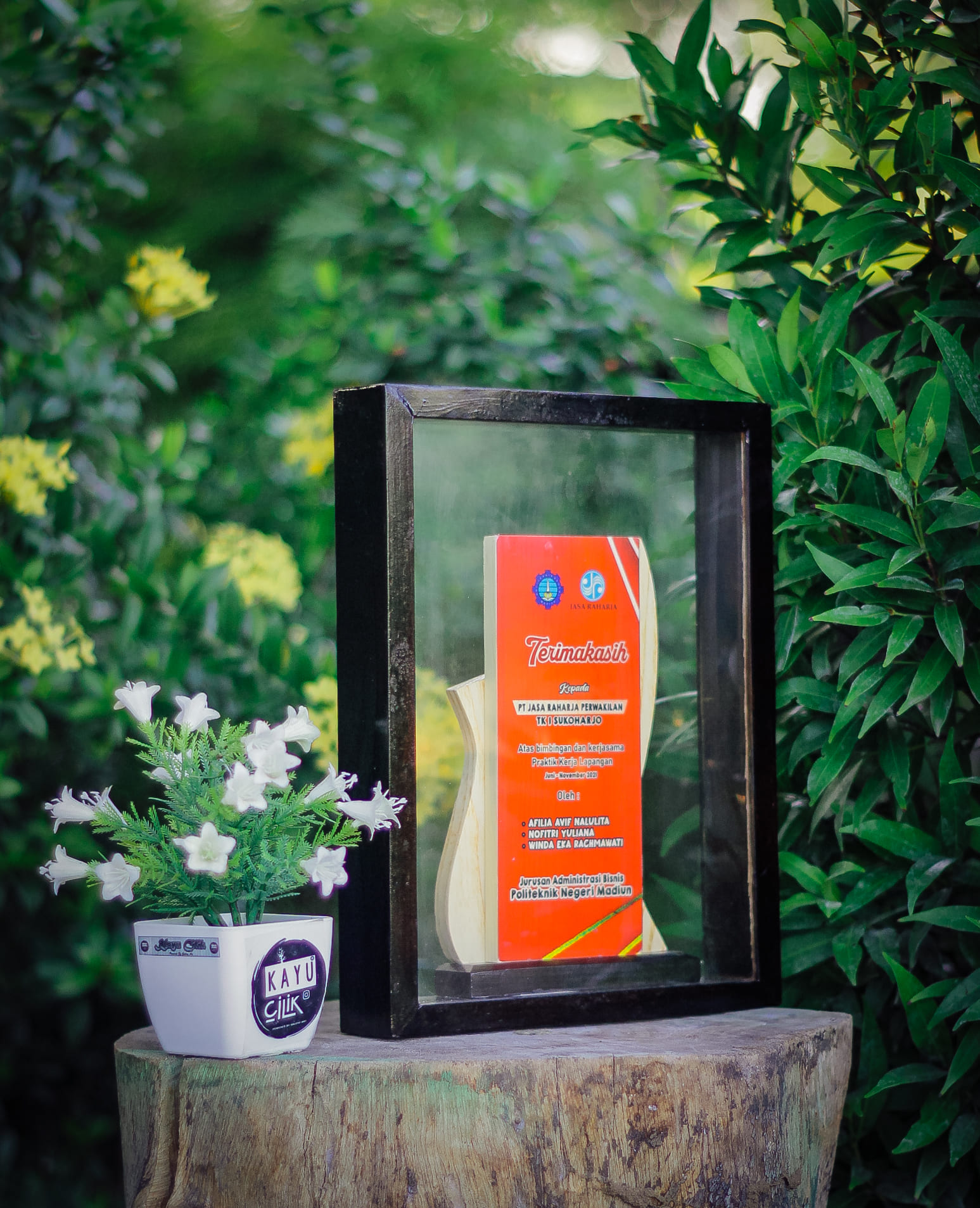 PLAKAT AKRILIK 1 LAYER LOGO 2D WITH FRAME